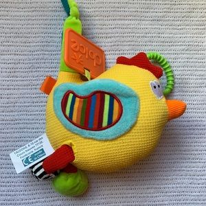 2/$20 - Dolce Henny Chicken Baby Rattle Sensory Toy
